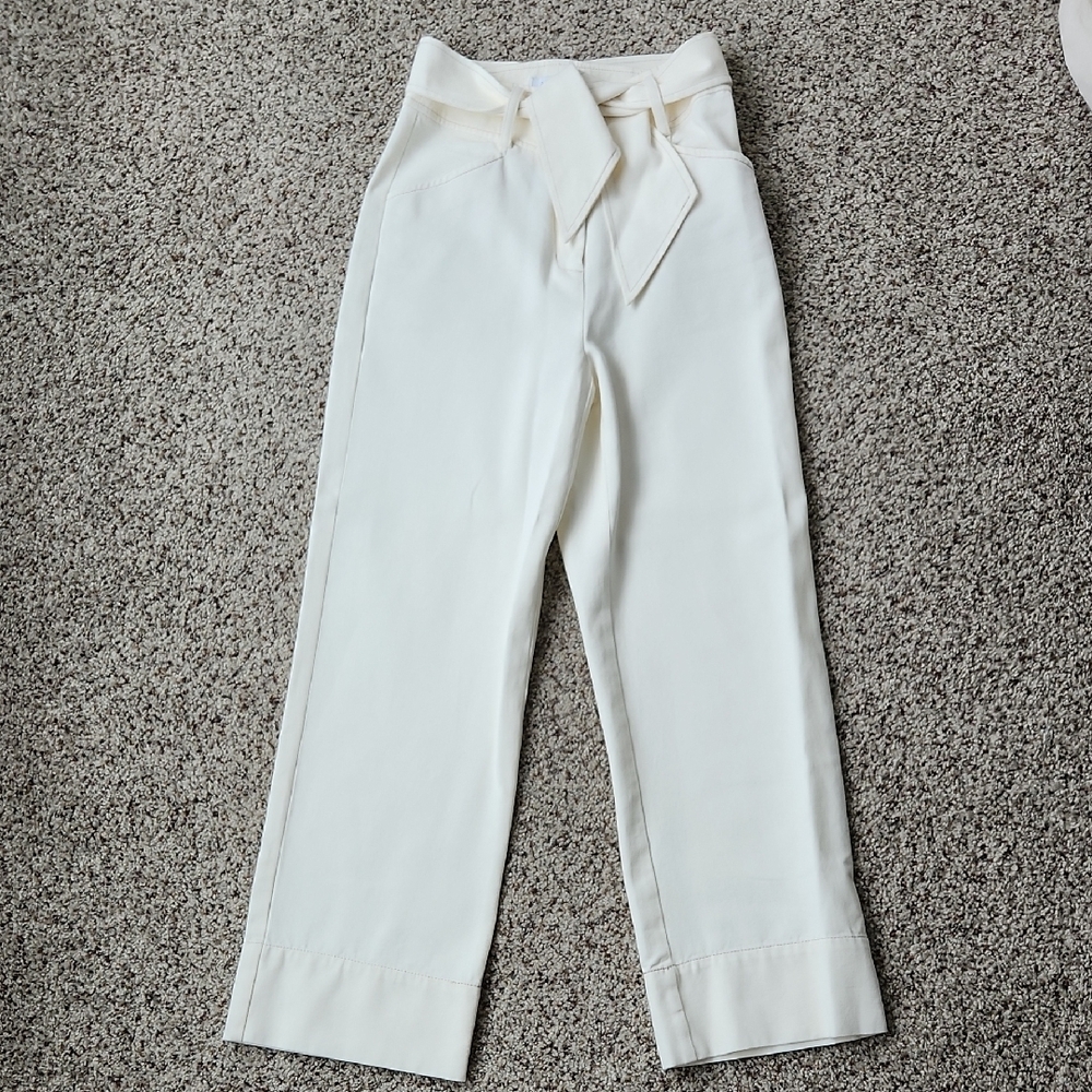 Elegant White Women's Pants